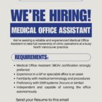 New Medical Office Assistant Job in North Vancouver
