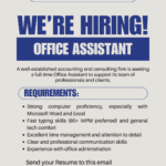 Office Assistant in Vancouver | Hiring Now!