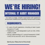 New Internal IT Audit Job in Richmond